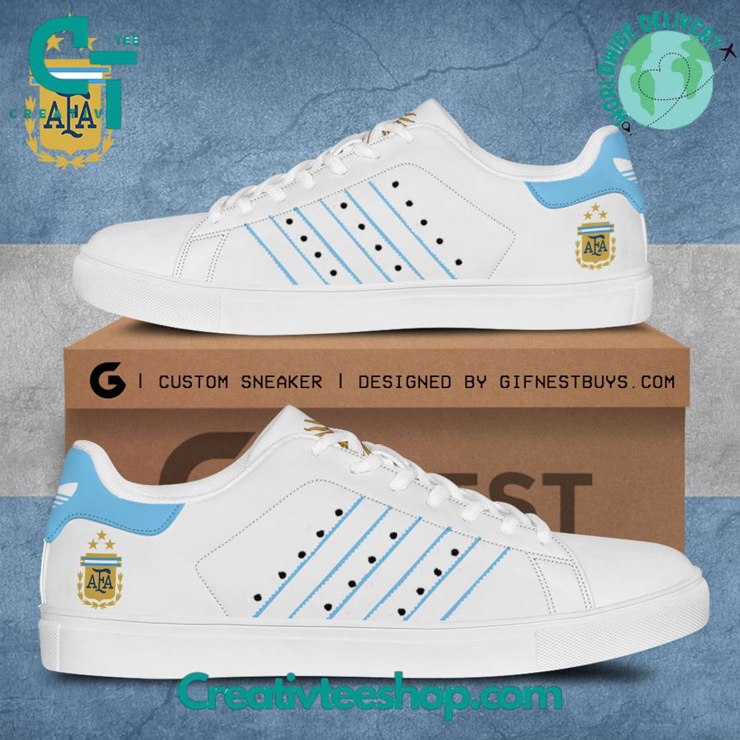 JWFancy Aghentina National Football Team Skate Stan Shoes Sneakes For Men And Women