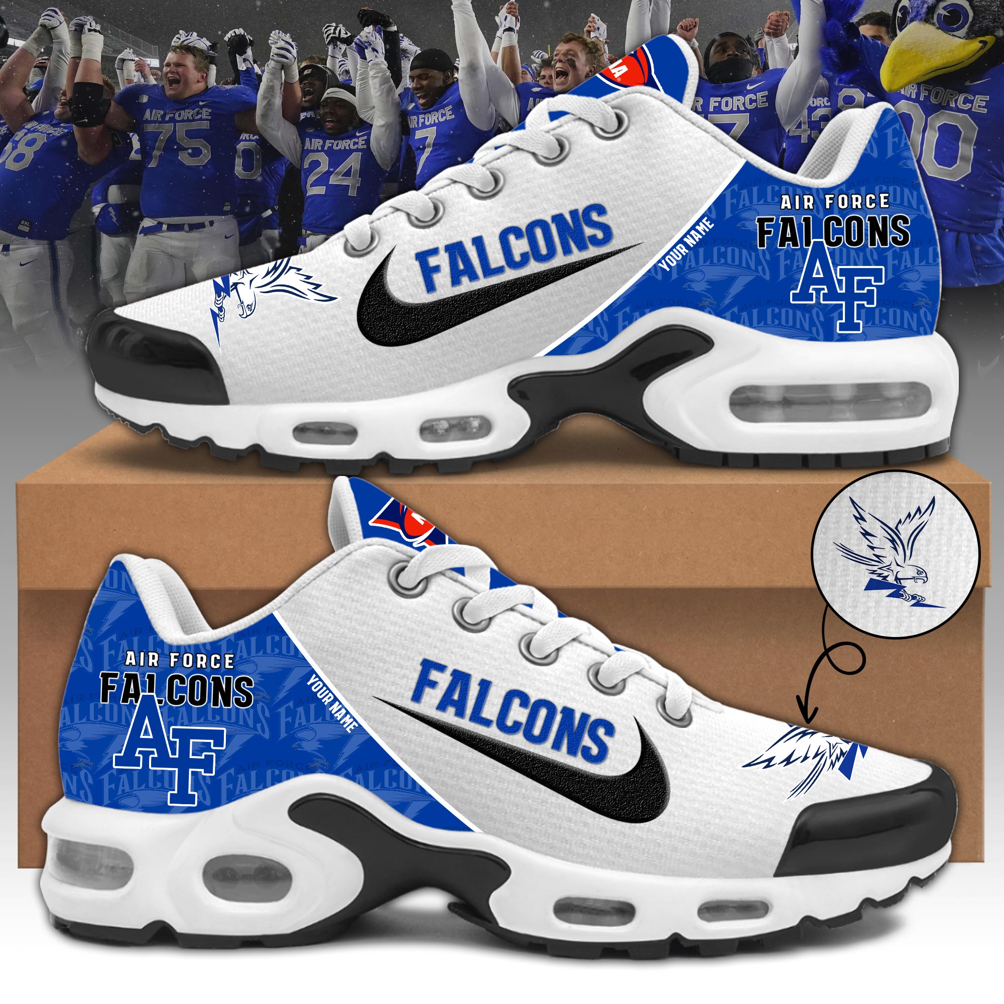 JWFancy Air Force Falcons TN Shoes Sneakers For Men And Women