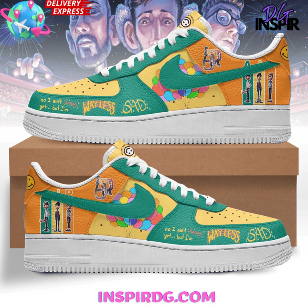JWFancy AJB Way Less Sad Air Low-Top Sneakers Shoes For Men And Women
