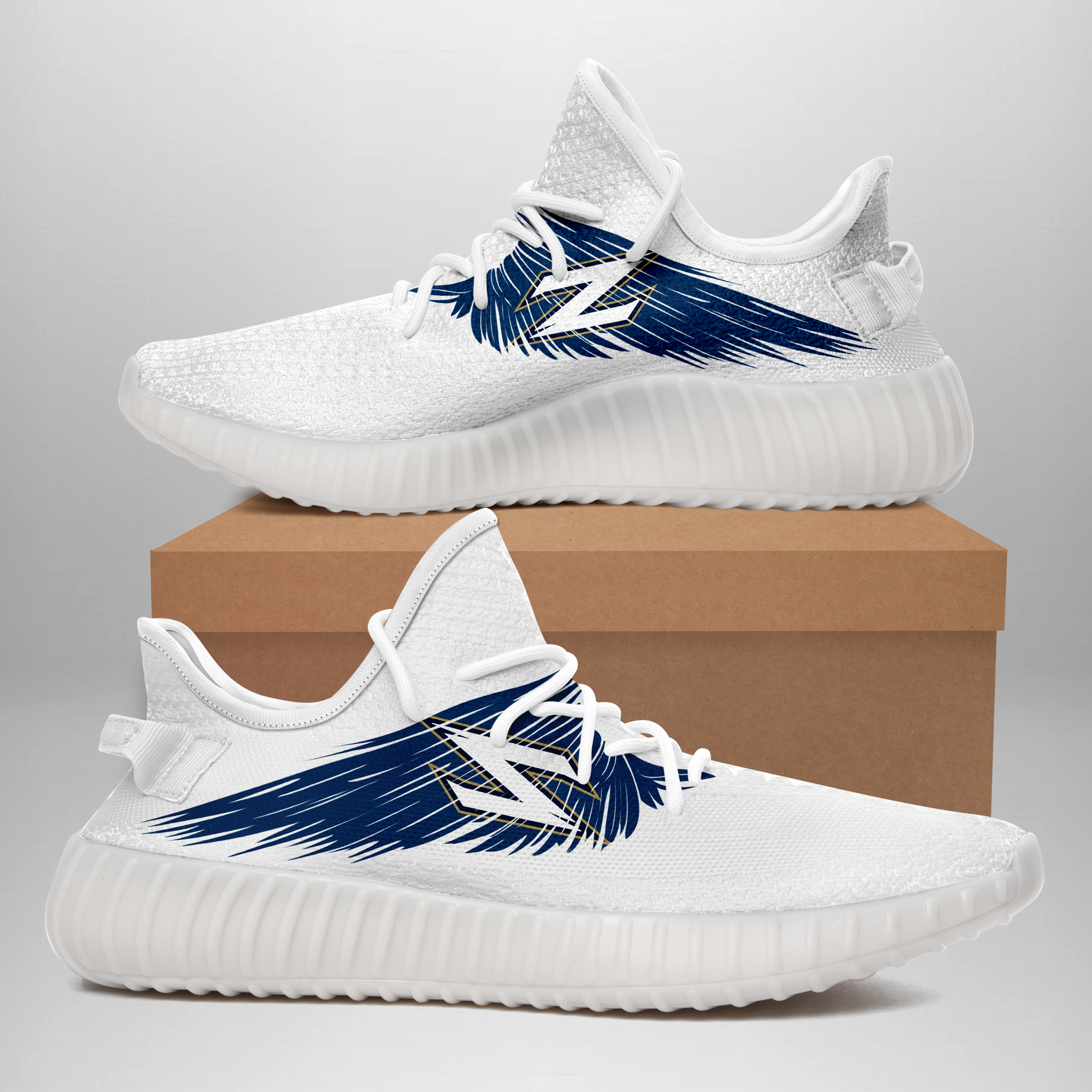 JWFancy Akron Zips Yeezy Boost Shoes For Men And Women