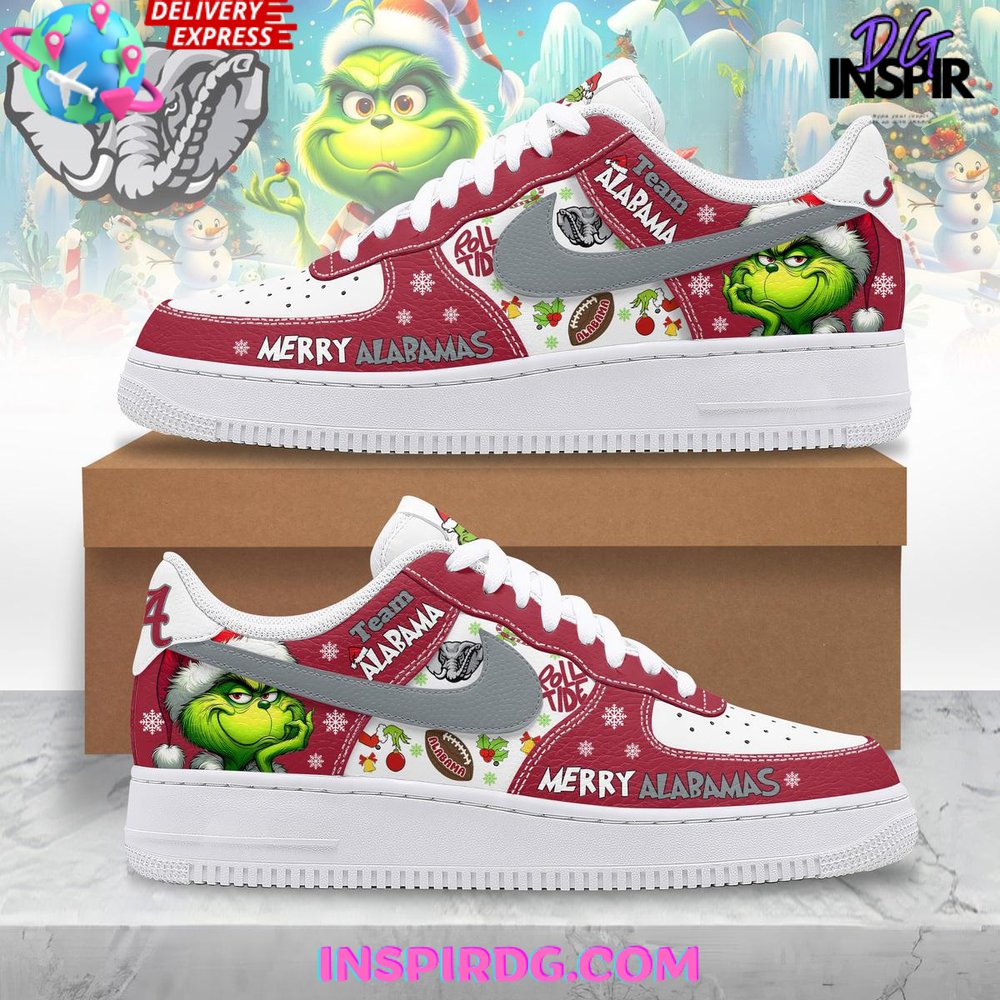 JWFancy Alabama Crimson Tide Air Low-Top Sneakers Shoes For Men And Women