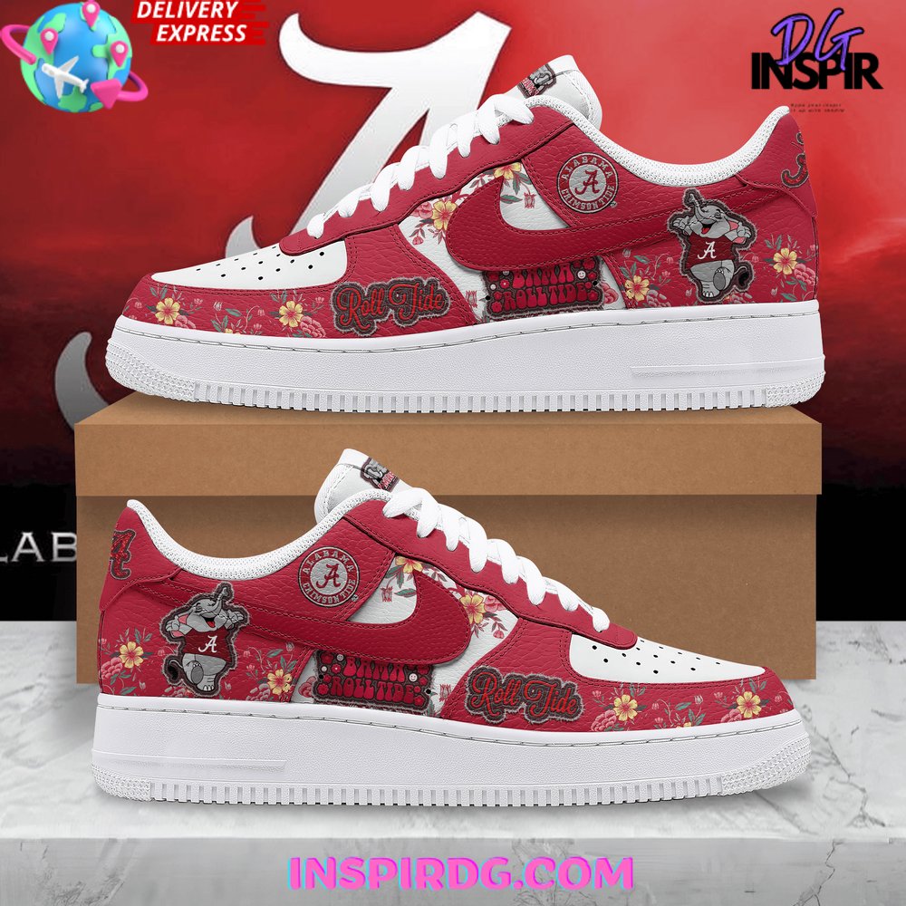 JWFancy Alabama Crimson Tide Air Low-Top Sneakers Shoes For Men And Women