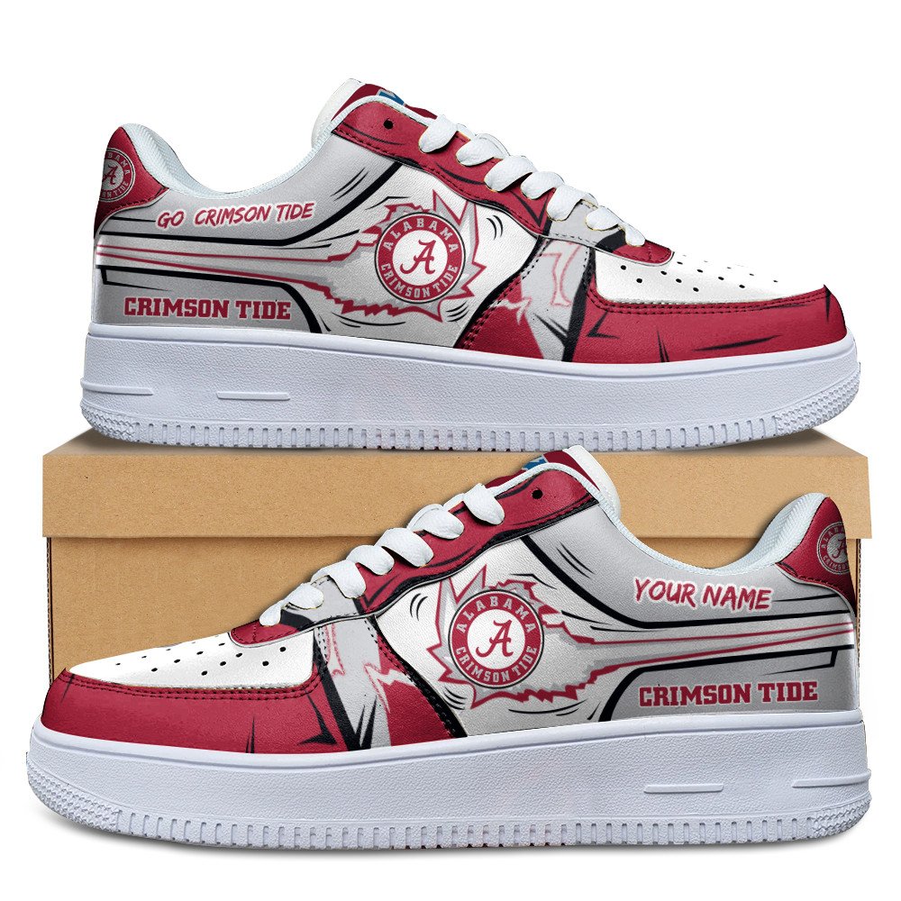 JWFancy Alabama Crimson Tide Air Low-Top Sneakers Shoes For Men And Women