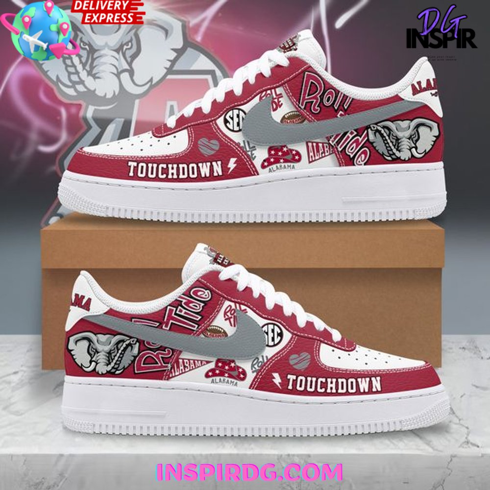 JWFancy Alabama Crimson Tide Air Low-Top Sneakers Shoes For Men And Women
