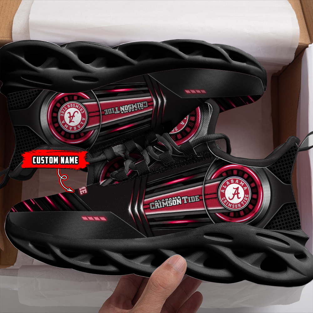 JWFancy Alabama Crimson Tide NCAA Max Soul Shoes Sneakers For Men And Women