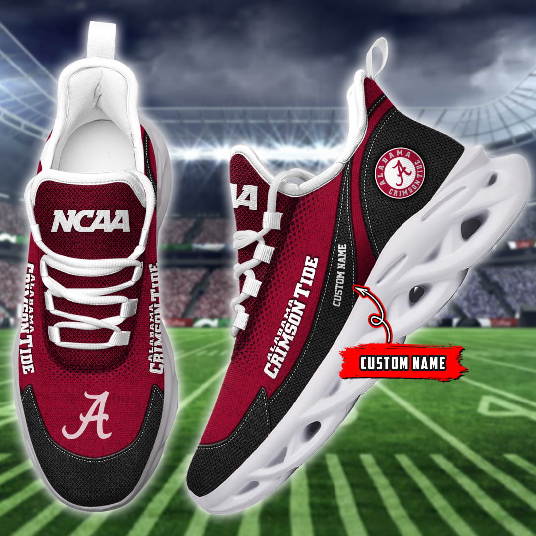 JWFancy Alabama Crimson Tide NCAA Max Soul Shoes Sneakers For Men And Women