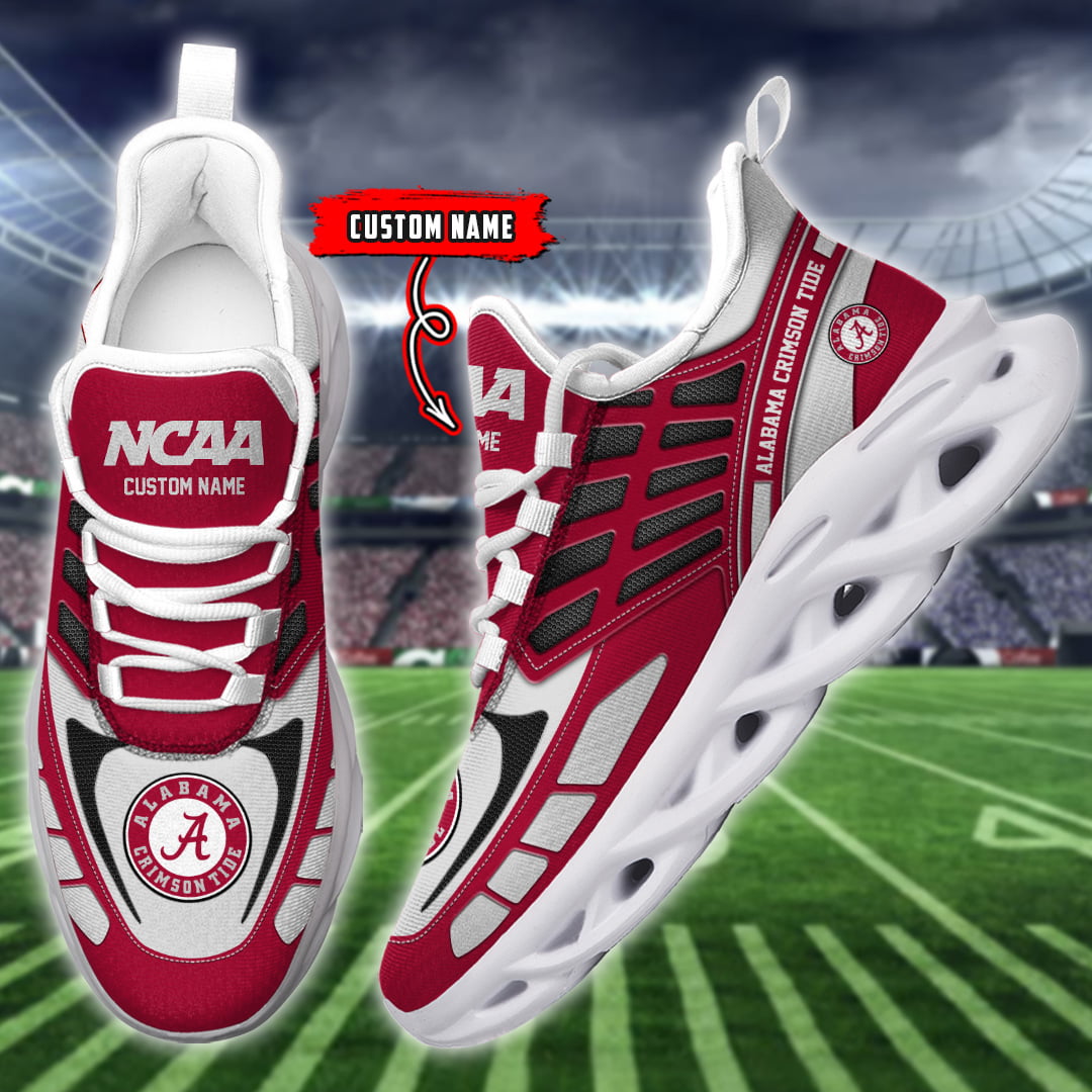 JWFancy Alabama Crimson Tide NCAA Max Soul Shoes Sneakers For Men And Women
