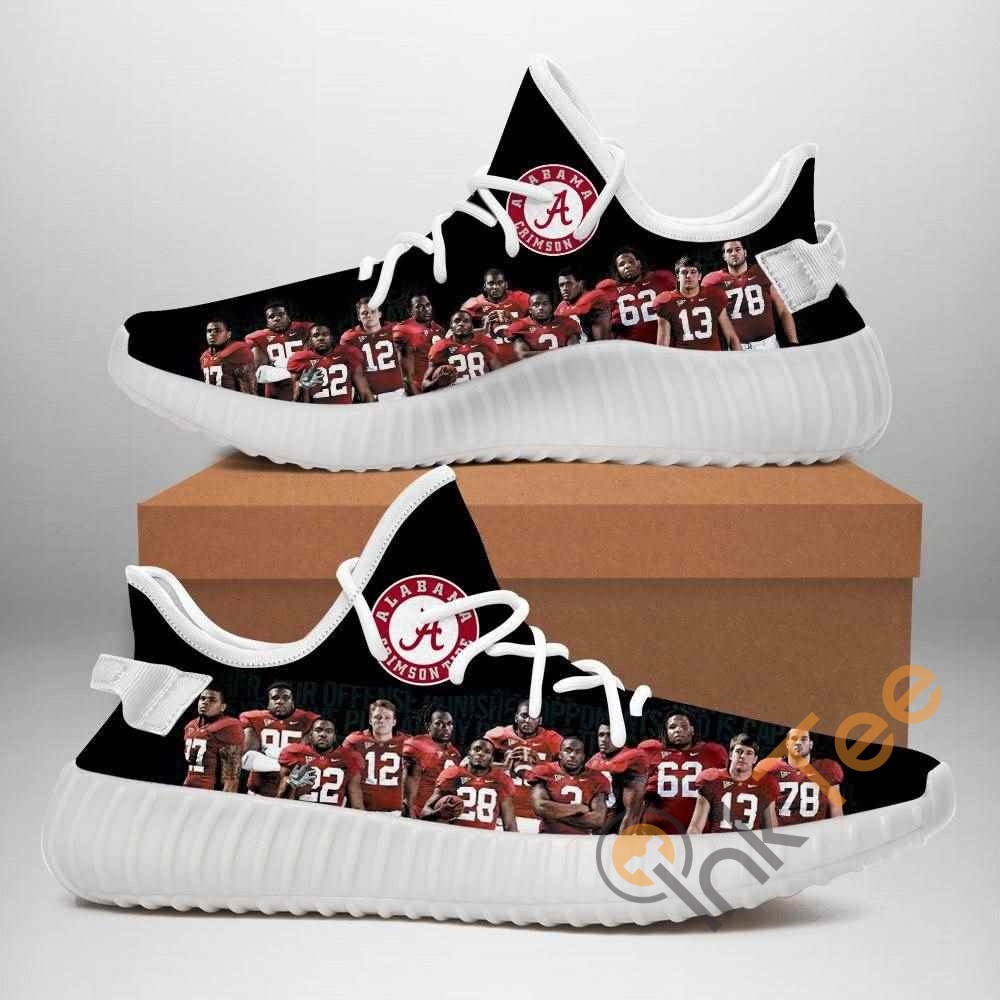 JWFancy Alabama Crimson Tide Yeezy Boost Shoes For Men And Women