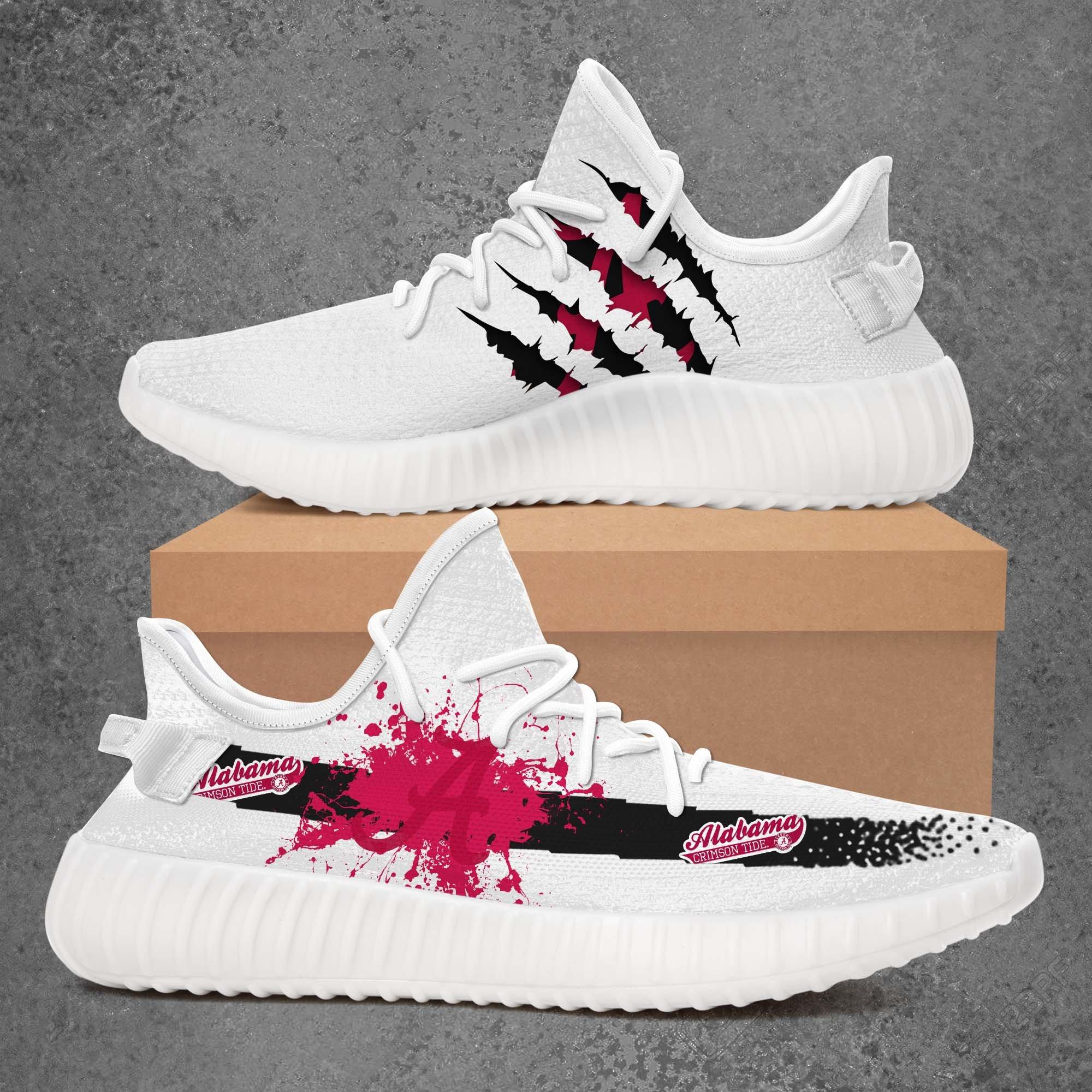 JWFancy Alabama Crimson Tide Yeezy Boost Shoes For Men And Women