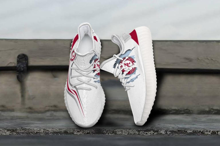 JWFancy Alabama Crimson Tide Yeezy Boost Shoes For Men And Women