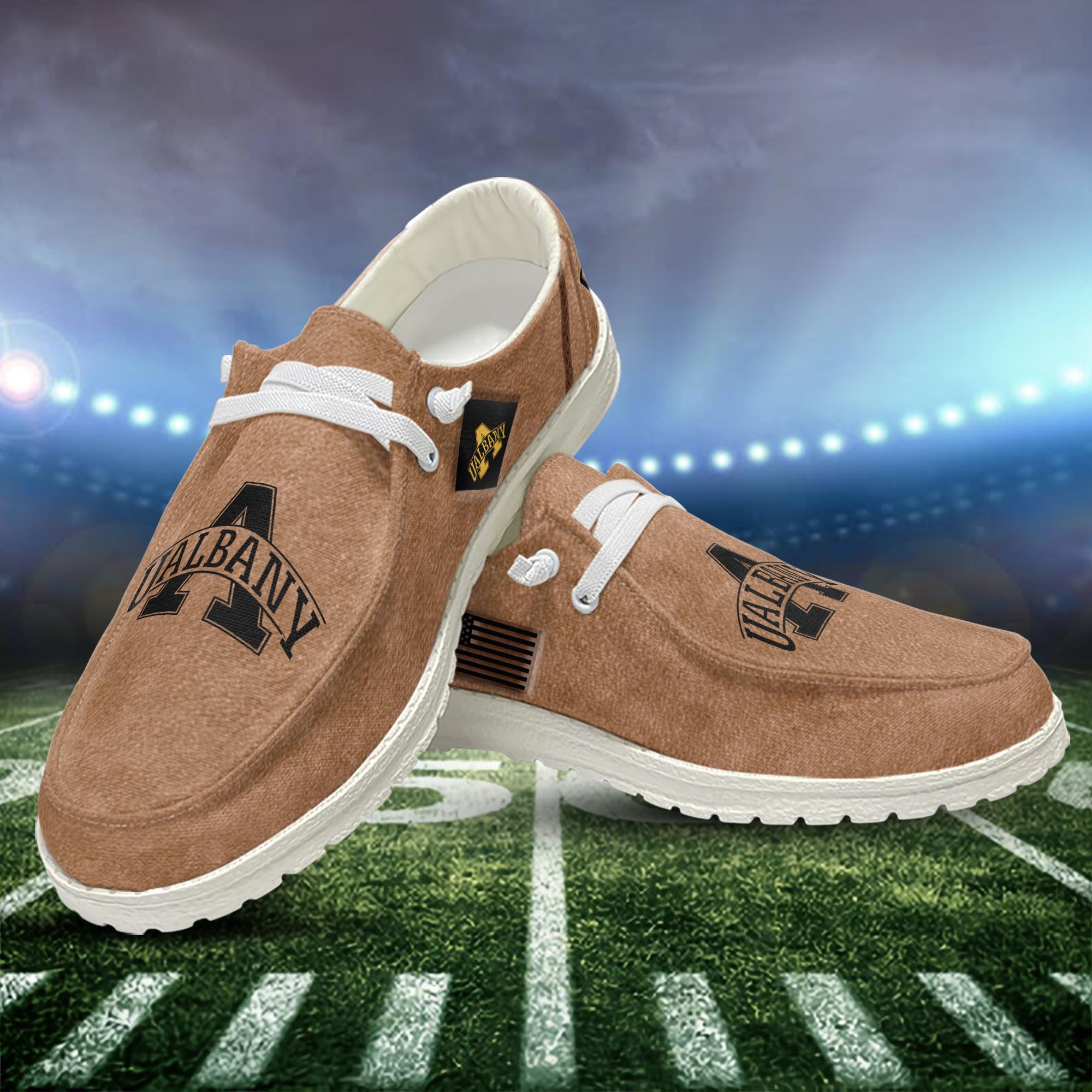 JWFancy Albany Great Danes Hey Dude Shoes Wally Men's Lace Up Loafers Comfortable For Men And Women