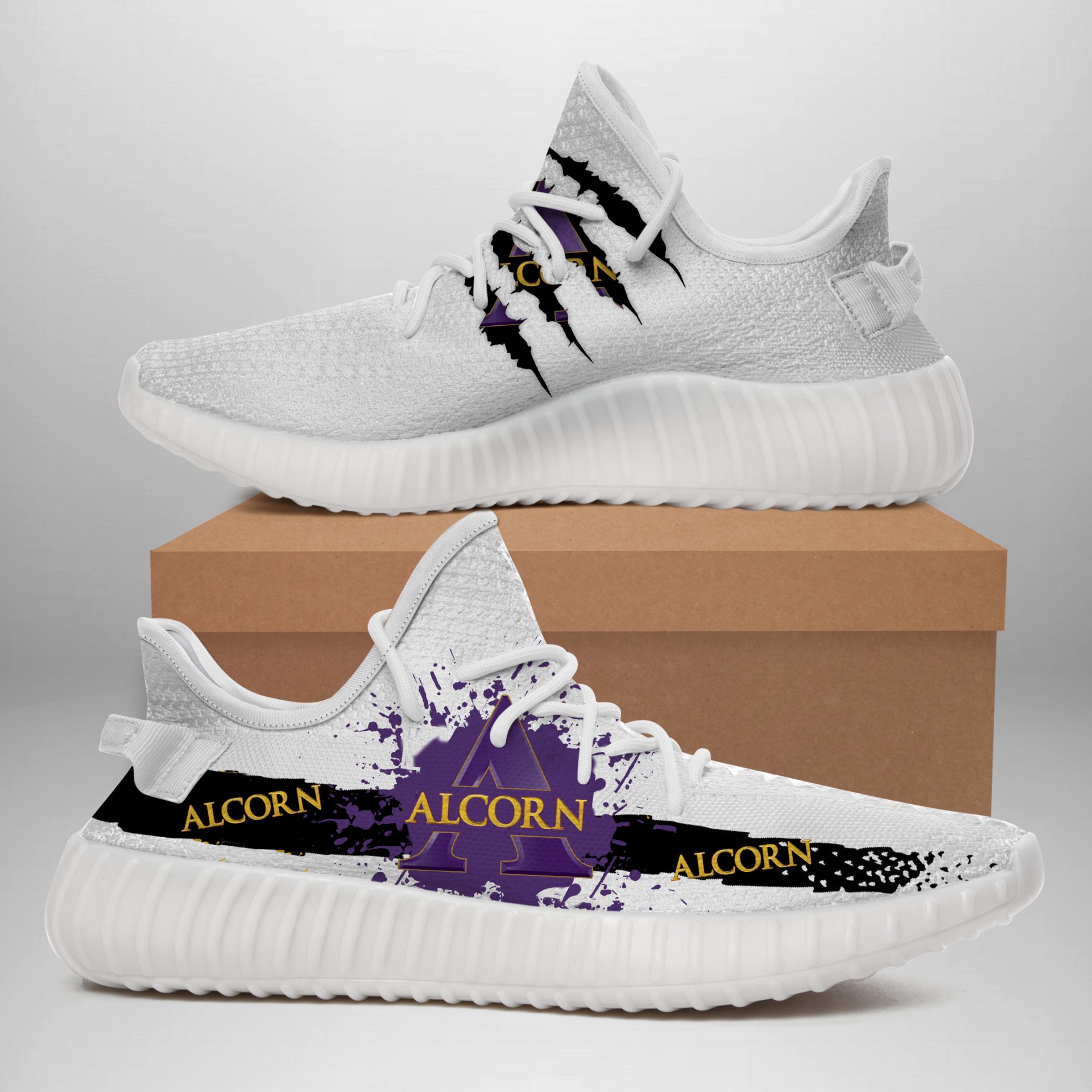 JWFancy Alcorn State Braves Yeezy Boost Shoes For Men And Women