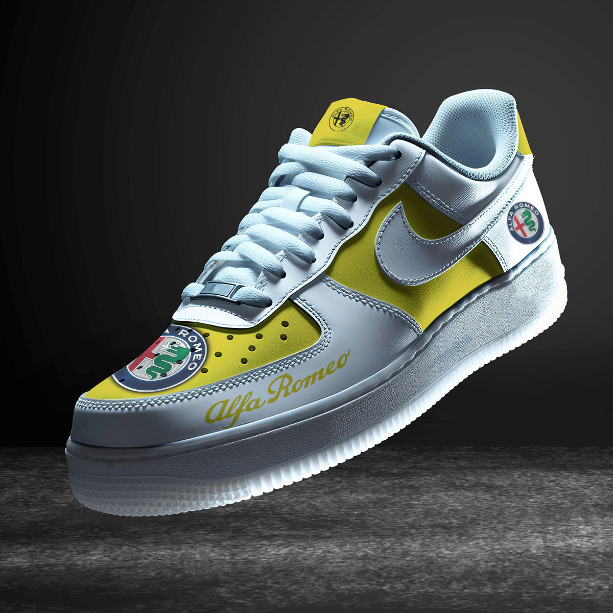 JWFancy Alfa Romeo Air Low-Top Sneakers Shoes For Men And Women
