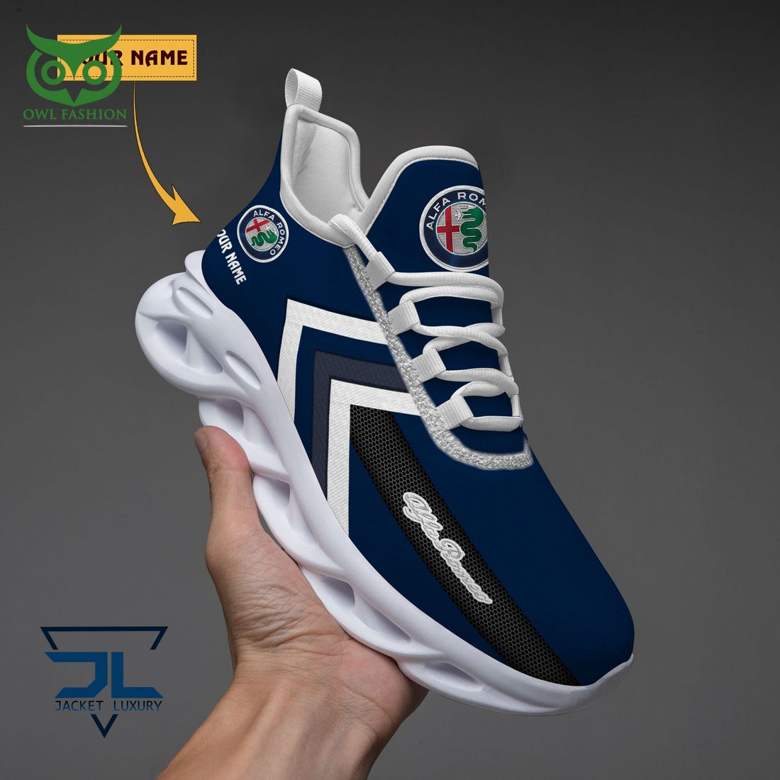 JWFancy Alfa Romeo Car Brand Max Soul Shoes Sneakers For Men And Women
