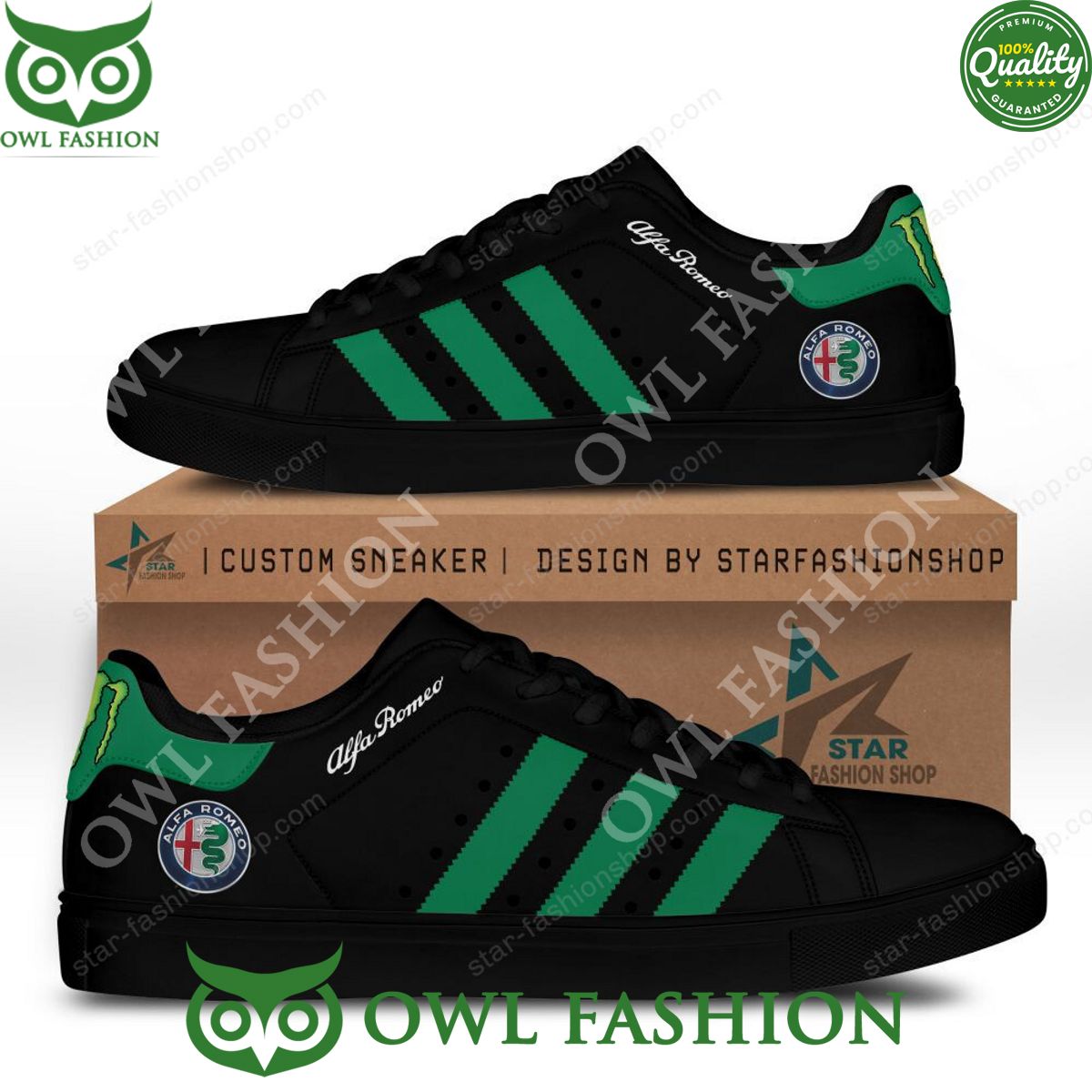 JWFancy Alfa Romeo Skate Stan Shoes Sneakes For Men And Women