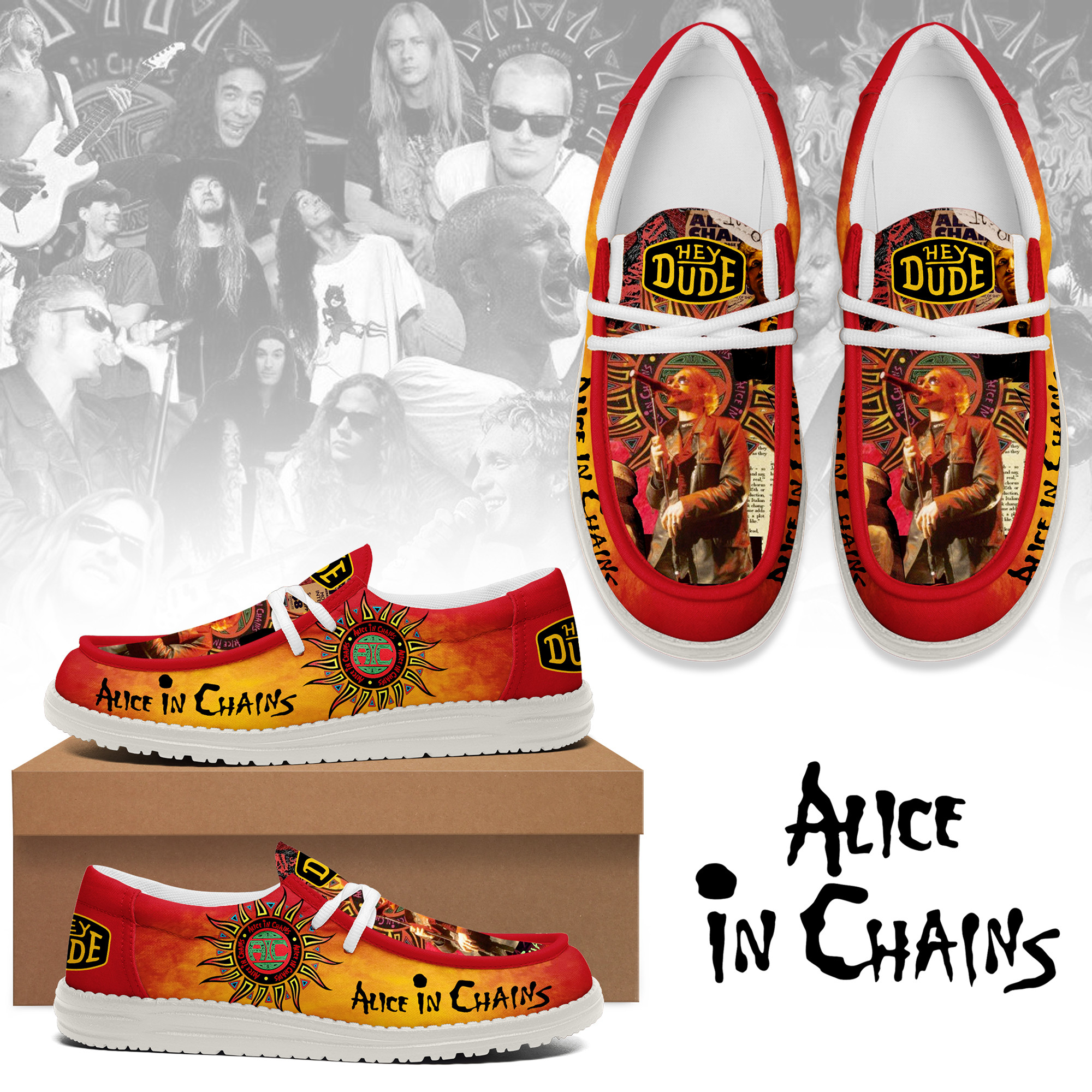JWFancy Alice In Chains – Custom Name Hey Dude