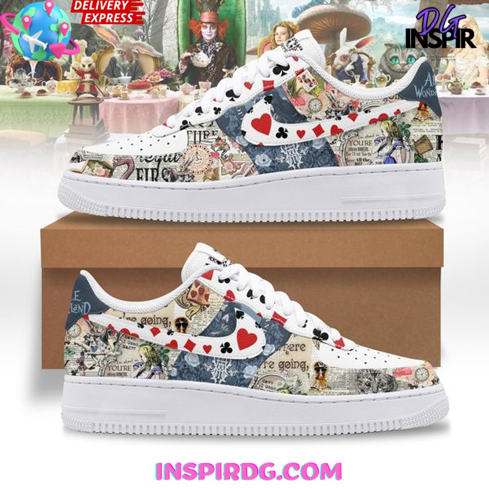 JWFancy Alice In Wonderland Air Low-Top Sneakers Shoes For Men And Women