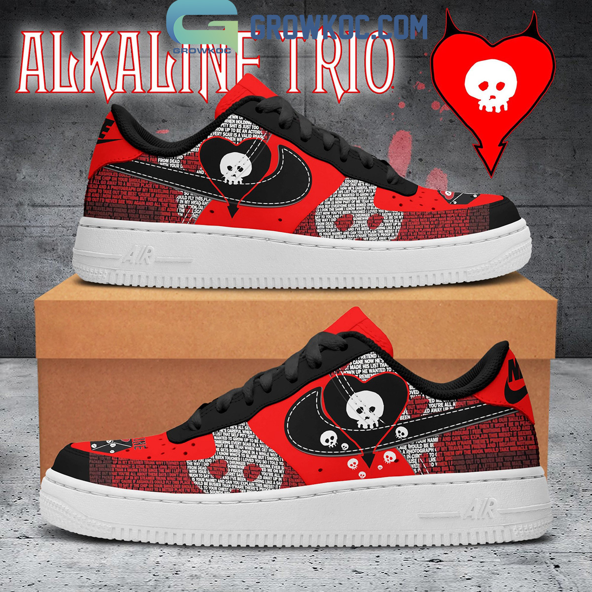 JWFancy Alkaline Trio Air Low-Top Sneakers Shoes For Men And Women
