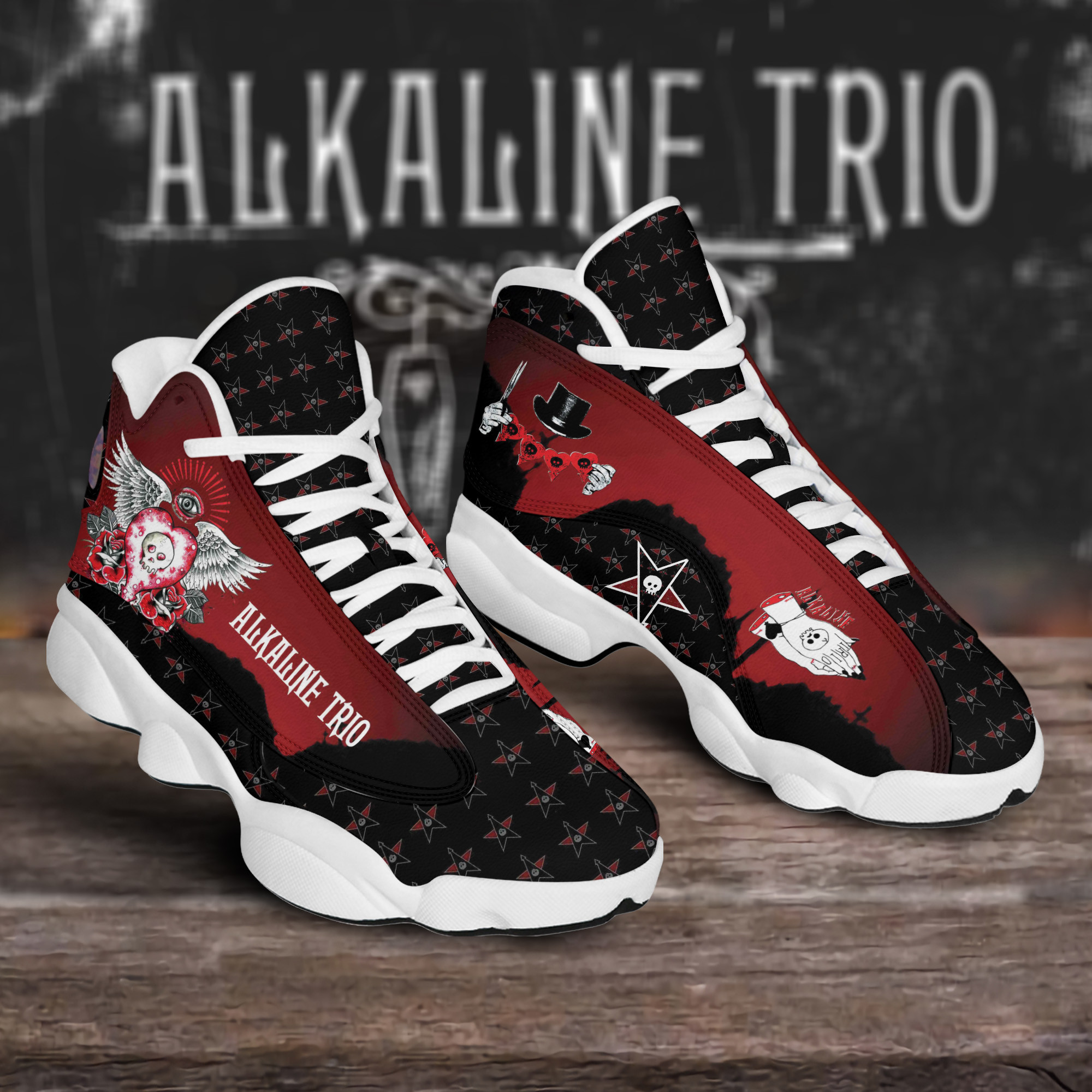JWFancy Alkaline Trio AJ13 Sneakers Shoes For Men And Women