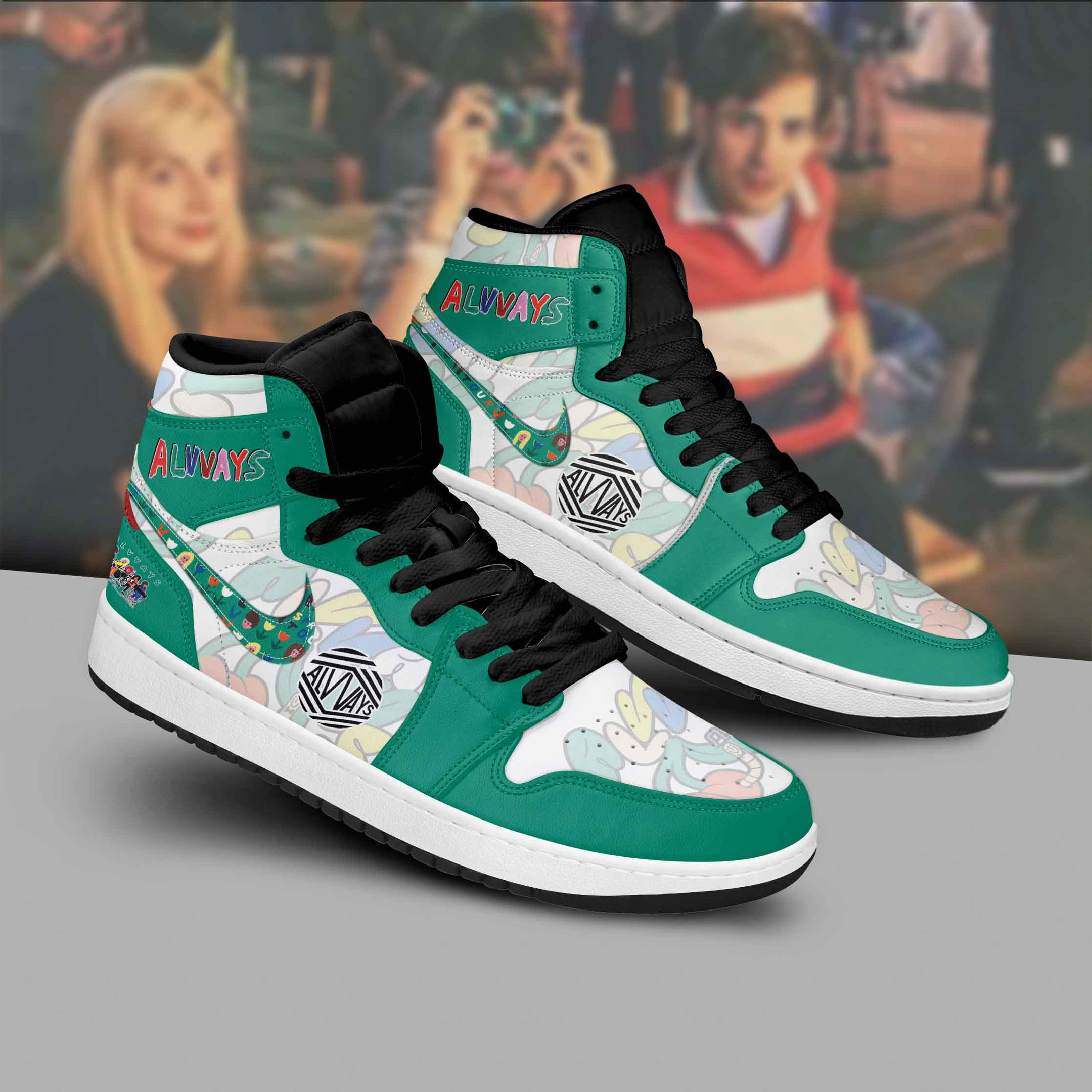 JWFancy Alvvays AJ1 High Sneakers Shoes For Men And Women