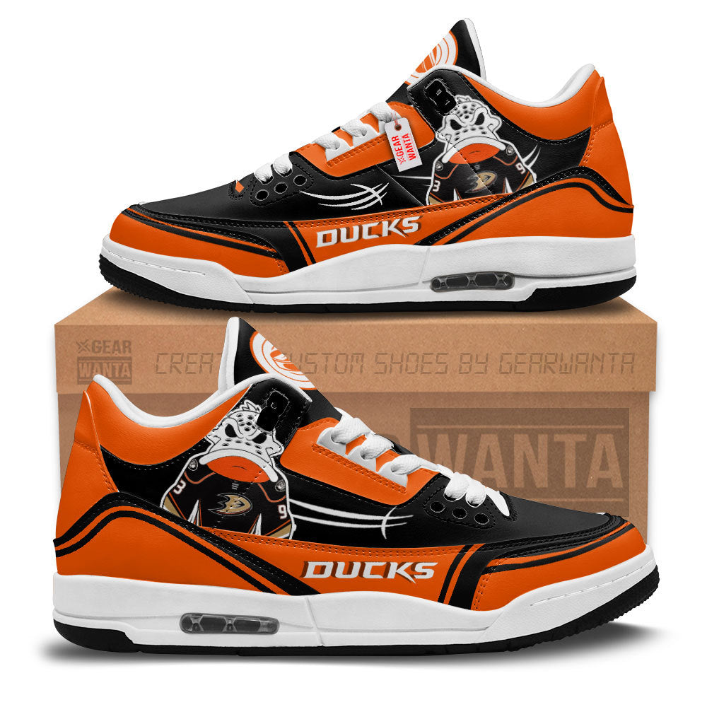 JWFancy Anaheim Ducks AJ3 Sneakers Shoes For Men And Women