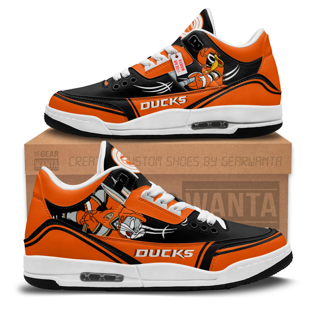 JWFancy Anaheim Ducks AJ3 Sneakers Shoes For Men And Women