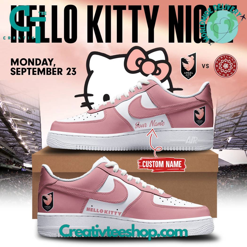 JWFancy Angel City FC x Hello Kitty Air Low-Top Sneakers Shoes For Men And Women