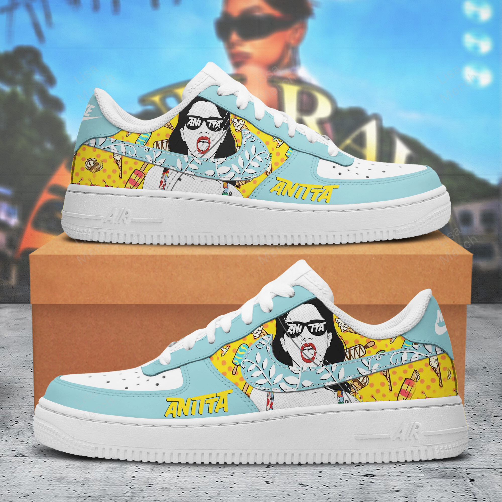 JWFancy Anitta Air Low-Top Sneakers Shoes For Men And Women