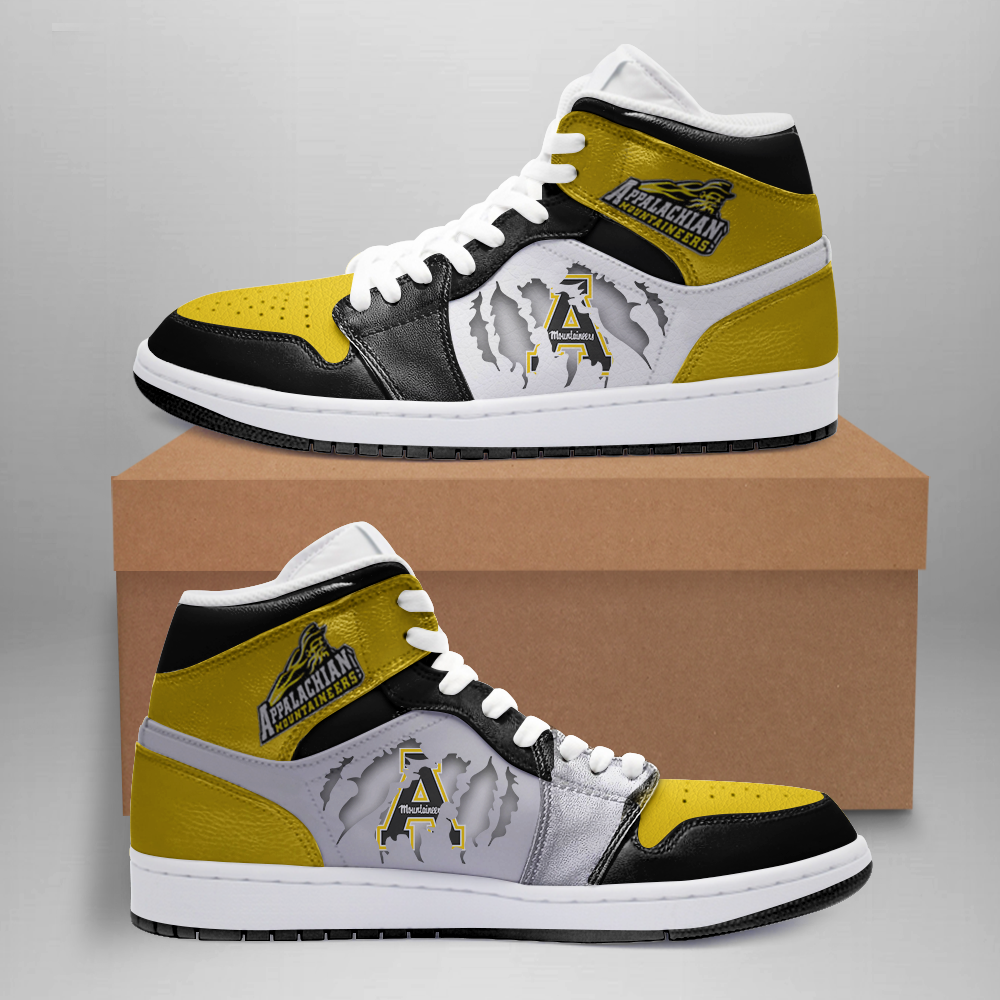 JWFancy Appalachian State Mountaineers AJ1 High Sneakers Shoes For Men And Women