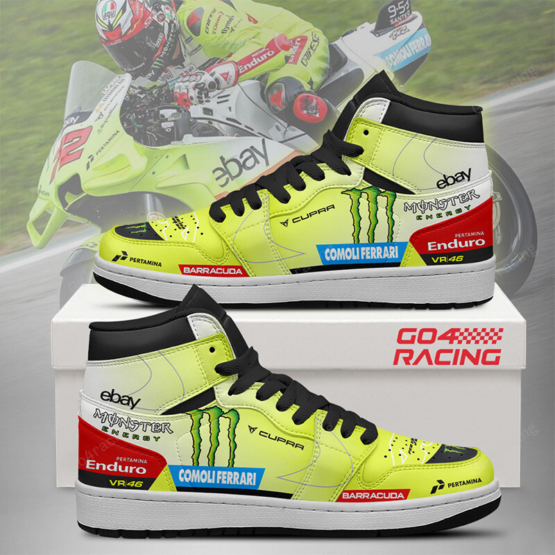 JWFancy Aprilia Factory Racing AJ1 High Sneakers Shoes For Men And Women