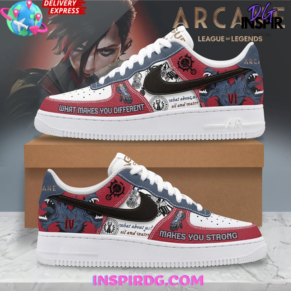 JWFancy Arcane League of Legends Air Low-Top Sneakers Shoes For Men And Women