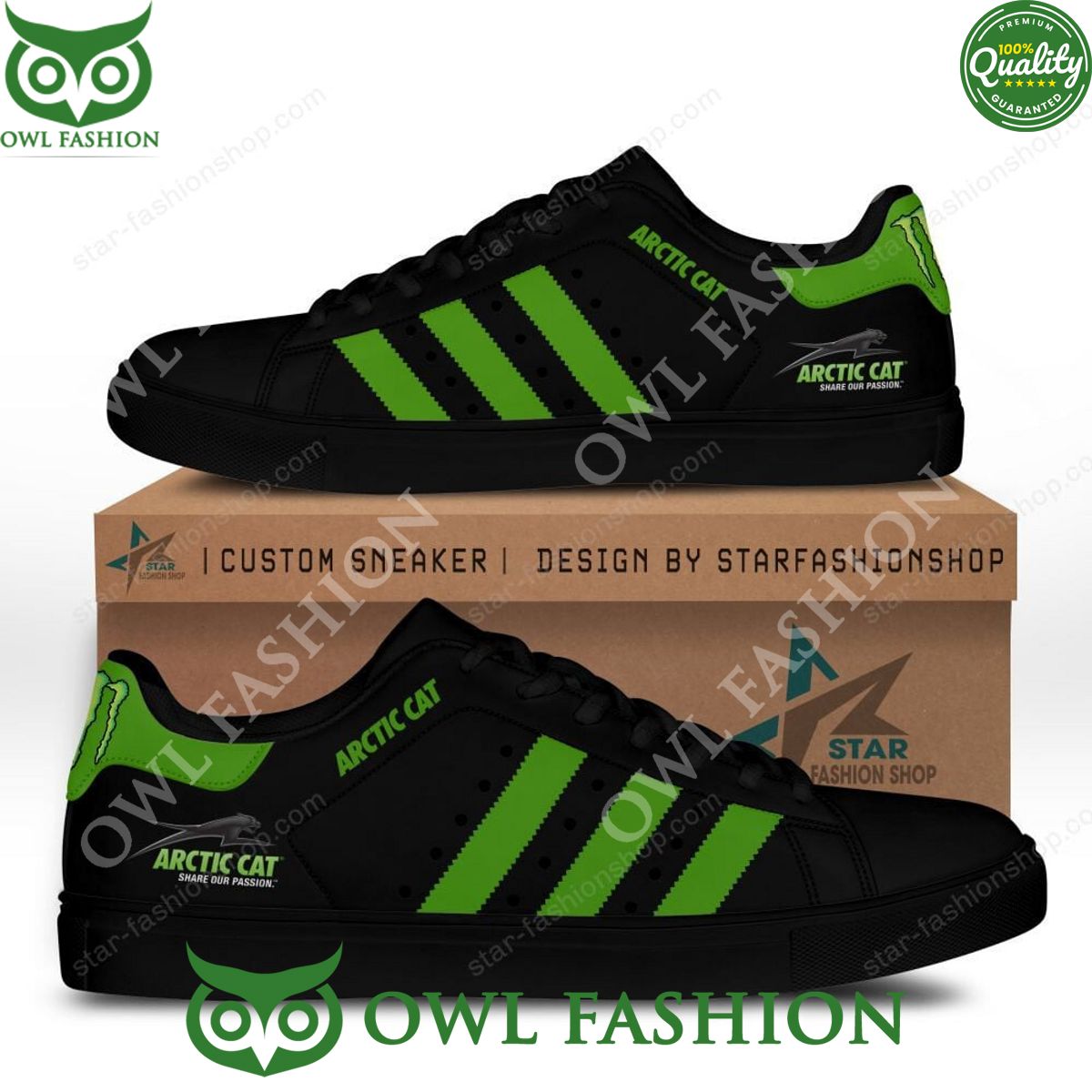 JWFancy Arctic Cat Skate Stan Shoes Sneakes For Men And Women