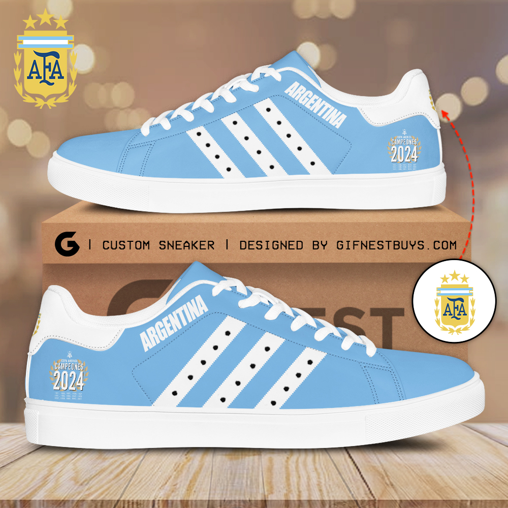 JWFancy Argentina National Team Skate Stan Shoes Sneakes For Men And Women