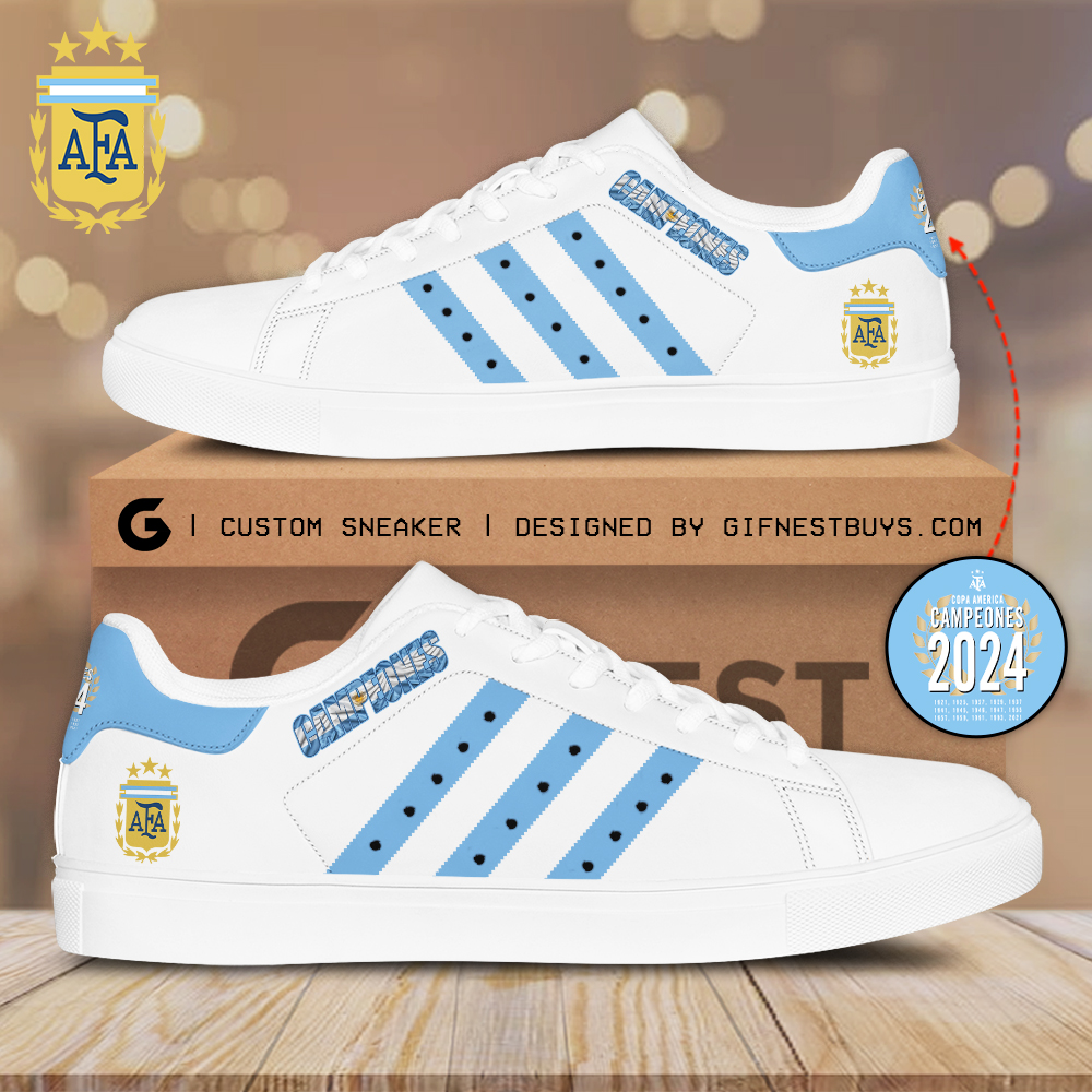 JWFancy Argentina National Team Skate Stan Shoes Sneakes For Men And Women