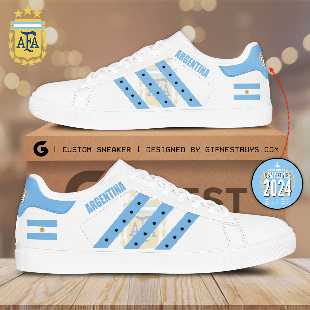 JWFancy Argentina National Team Skate Stan Shoes Sneakes For Men And Women