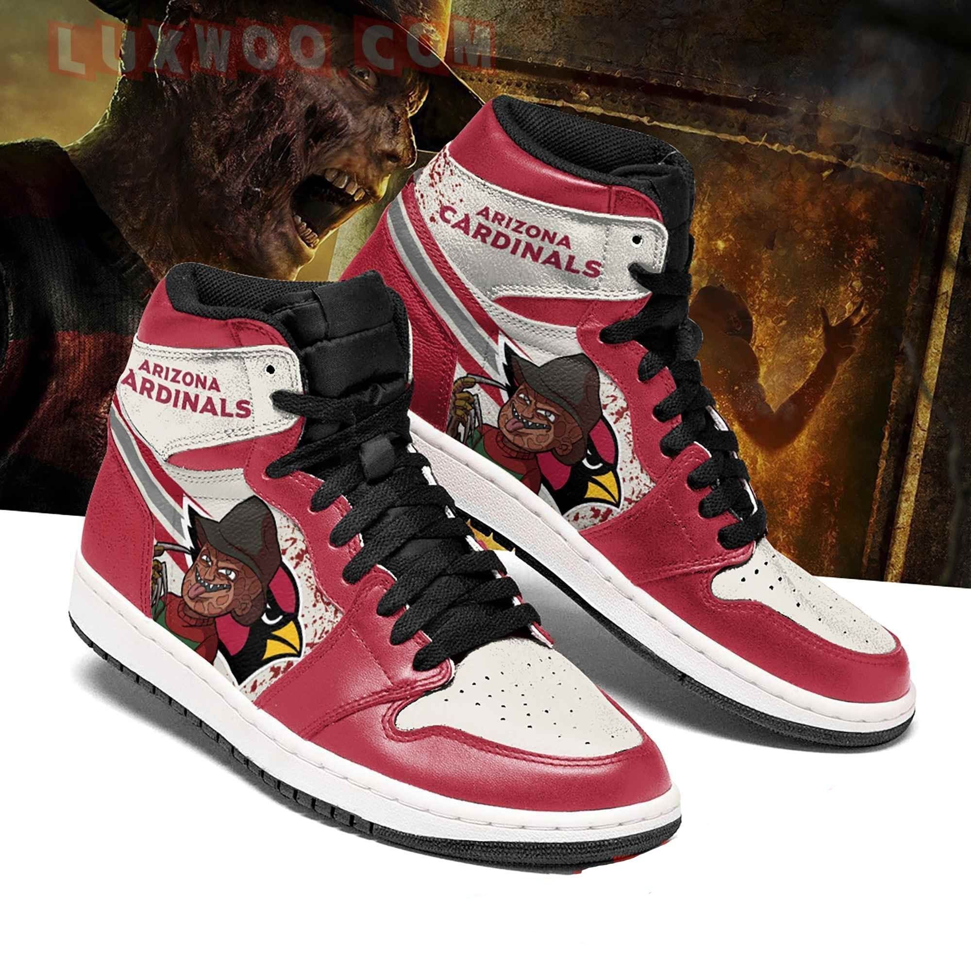 JWFancy Arizona Cardinals AJ1 High Sneakers Shoes For Men And Women