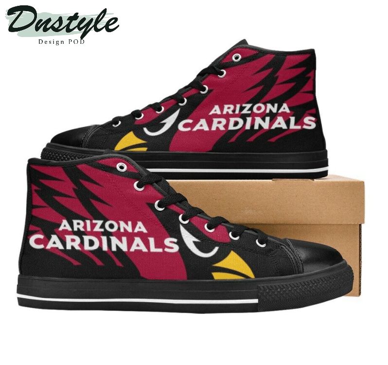 JWFancy Arizona Cardinals High Top Canvas Sneakers Shoes For Men And Women