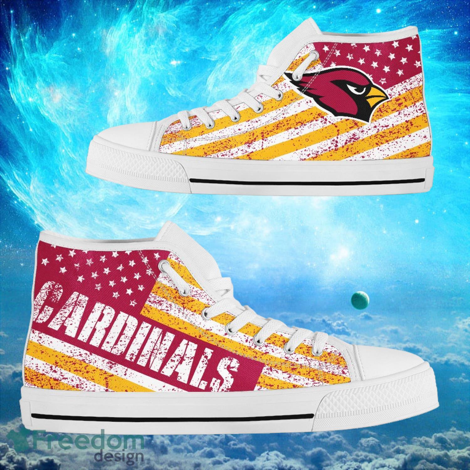JWFancy Arizona Cardinals High Top Canvas Sneakers Shoes For Men And Women
