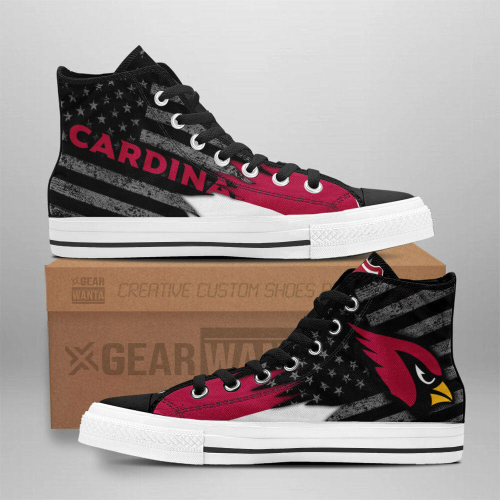 JWFancy Arizona Cardinals High Top Canvas Sneakers Shoes For Men And Women
