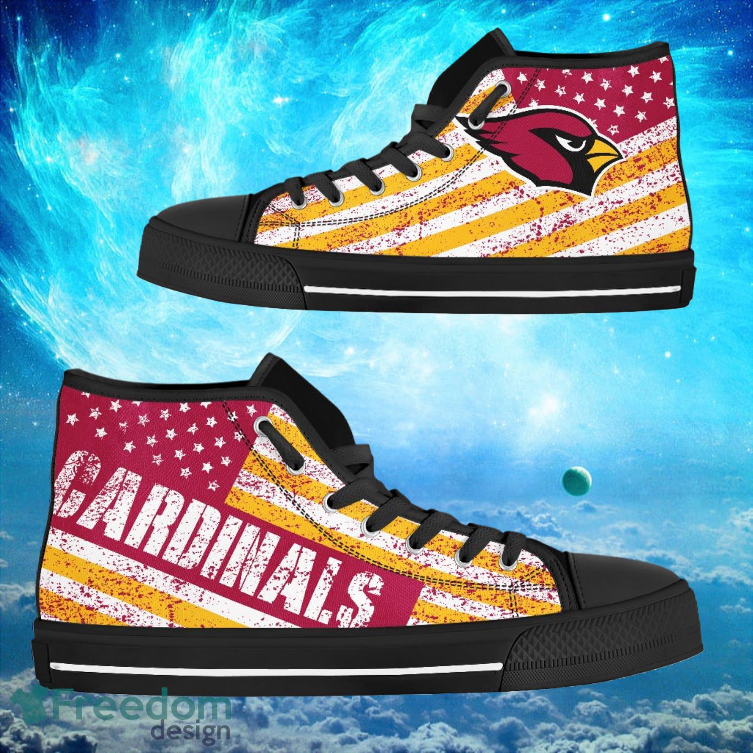 JWFancy Arizona Cardinals High Top Canvas Sneakers Shoes For Men And Women