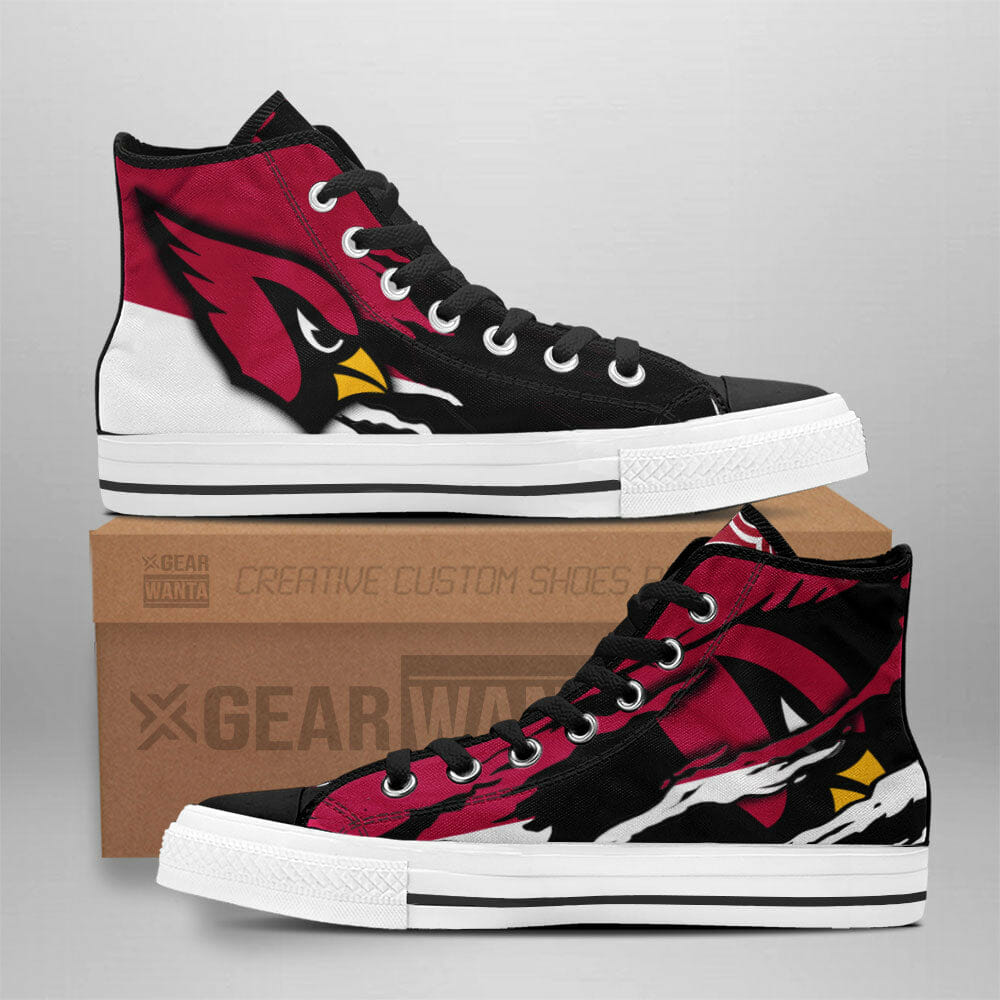 JWFancy Arizona Cardinals High Top Canvas Sneakers Shoes For Men And Women