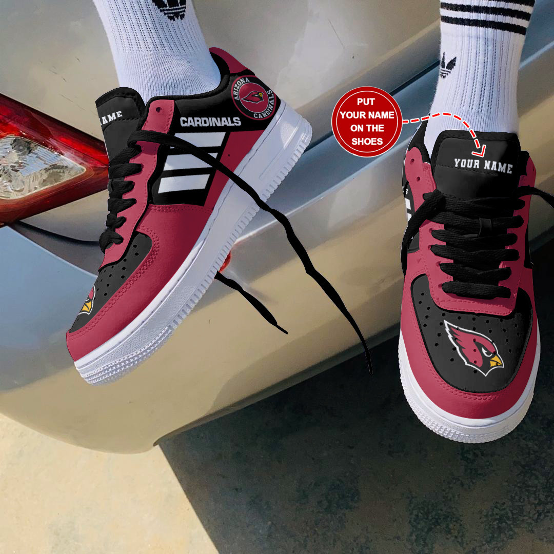 JWFancy Arizona Cardinals NFL Air Low-Top Sneakers Shoes For Men And Women