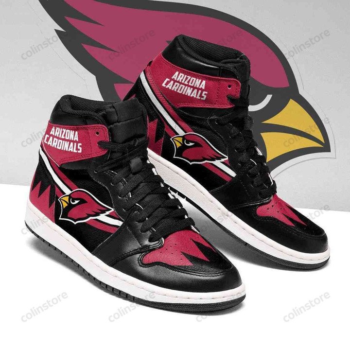 JWFancy Arizona Cardinals NFL AJ1 High Sneakers Shoes For Men And Women