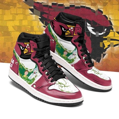 JWFancy Arizona Cardinals NFL AJ1 High Sneakers Shoes For Men And Women