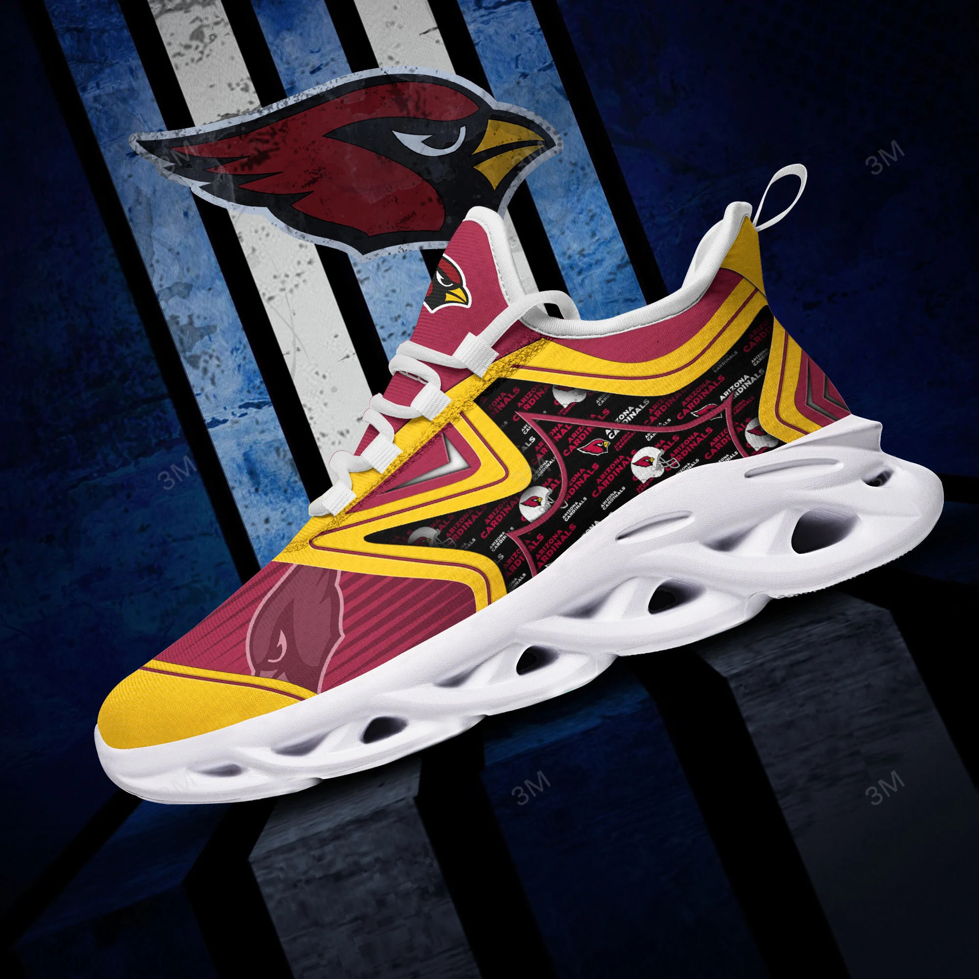 JWFancy Arizona Cardinals NFL Max Soul Shoes Sneakers For Men And Women