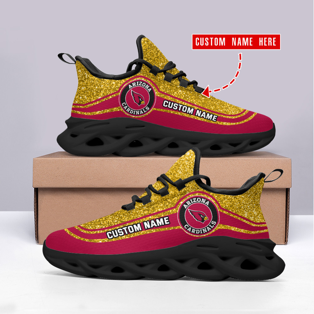 JWFancy Arizona Cardinals NFL Max Soul Shoes Sneakers For Men And Women