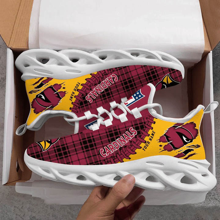 JWFancy Arizona Cardinals NFL Max Soul Shoes Sneakers For Men And Women