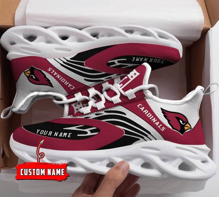 JWFancy Arizona Cardinals NFL Max Soul Shoes Sneakers For Men And Women