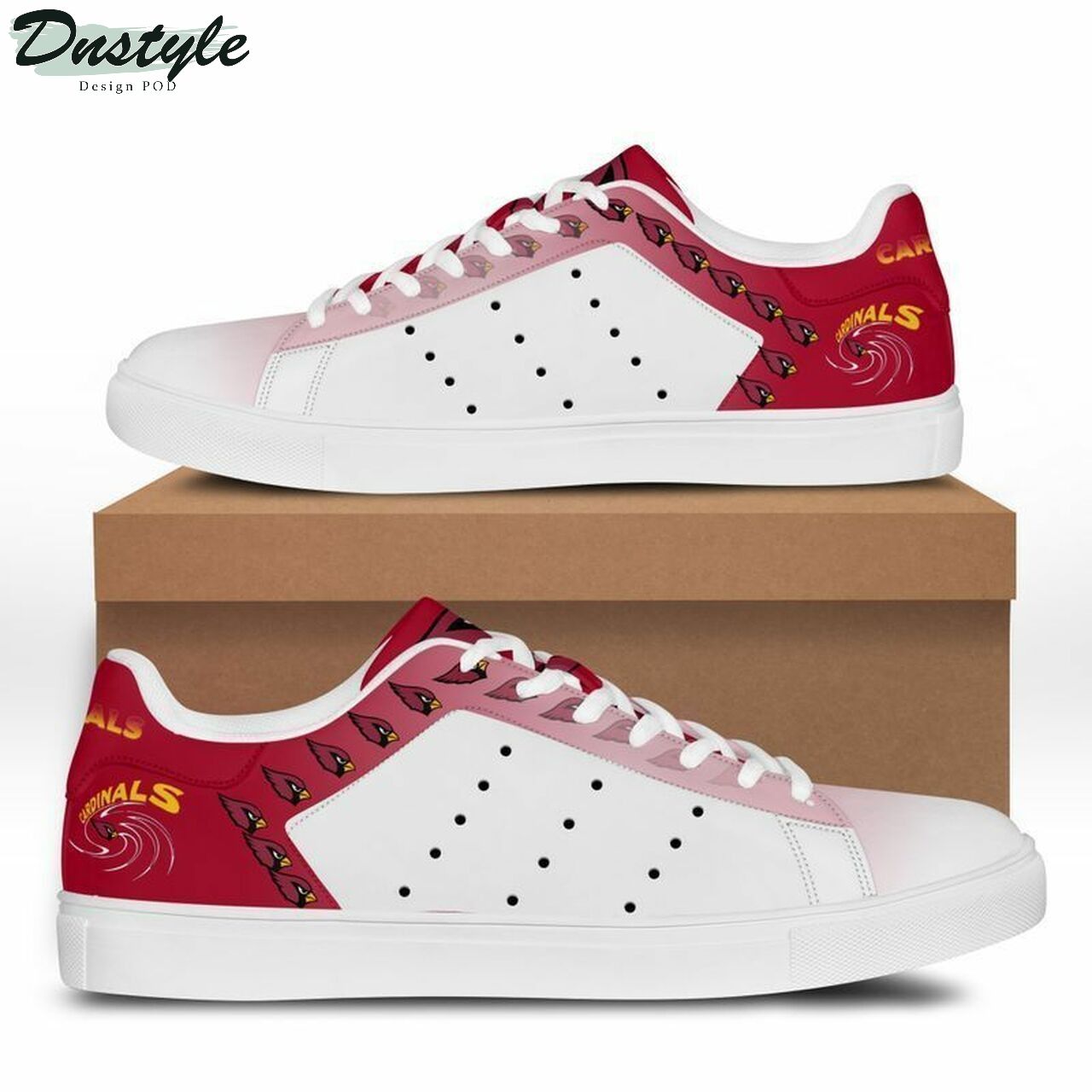 JWFancy Arizona Cardinals Skate Stan Shoes Sneakes For Men And Women