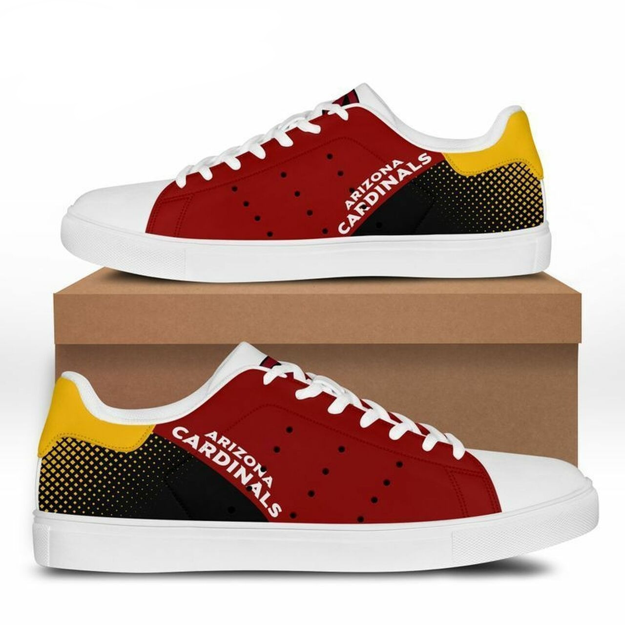 JWFancy Arizona Cardinals Skate Stan Shoes Sneakes For Men And Women